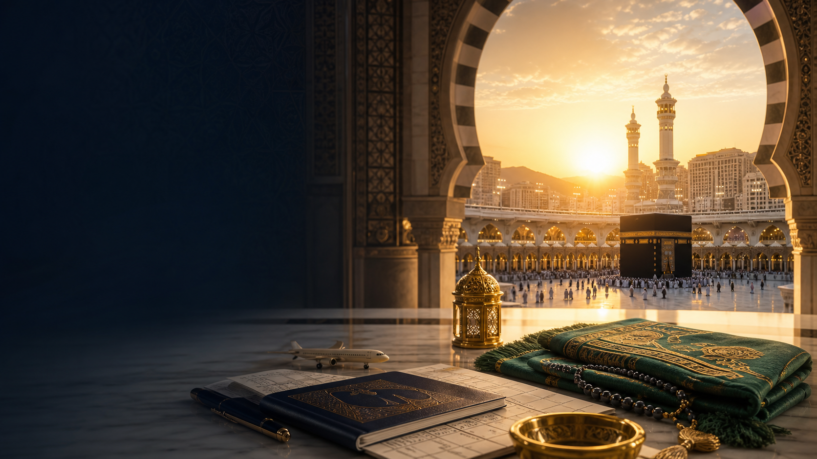 Umrah pilgrimage hero visual
